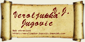 Veroljupka Jugović vizit kartica